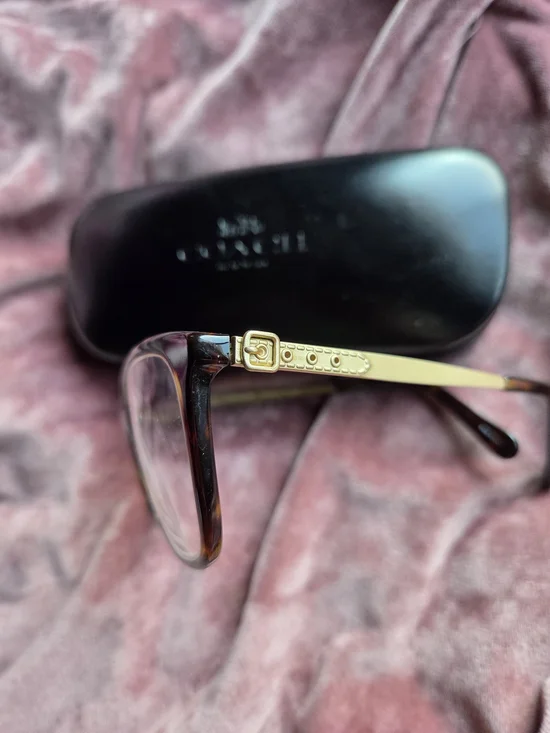 Coach Women's Eyeglasses HC 6113 5485 Dark Tortoise Butterfly Frame 53 18 - Picture 4 of 15